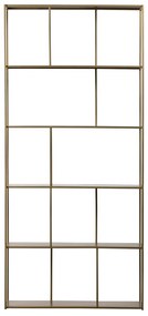 BePureHome Valued Stellingkast Van Antiek Messing - 90x30x196cm.