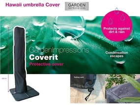 Garden Impressions Hawaii King en Big pole parasol beschermhoes 300x60-65 cm
