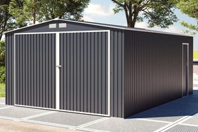 Palmer metalen garage 3,8 x 5,4 m CoverTech antraciet