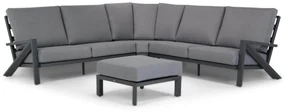 Dining Loungeset 5 personen Aluminium Grijs Santika Furniture Santika Cinta