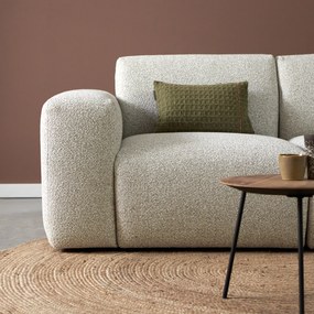 Moderne Hoekbank Beige Links