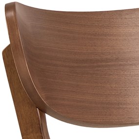 ROXY natuurlijke walnoot - HOUTEN STOEL VOOR WOONKAMER, EETKAMER, KEUKEN, RETRO