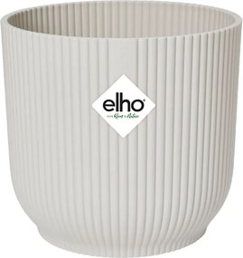elho Vibes Fold Rond 16 - Zijdewit (Wit) - Diameter 16 x H 15 cm - Ideaal voor binnen - 100% gerecycled