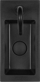 Saqu Basin fonteinset met mat zwarte kraan links Quartz