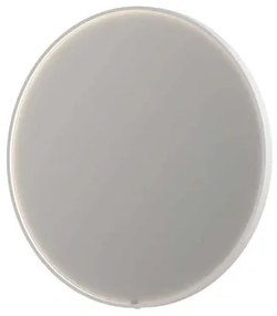 INK SP24 Spiegel - 100x4x100cm - LED onder en boven colour changing - dimbaar - Spiegelverwarming - rond - in stalen kader - aluminium wit mat 8409331
