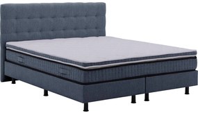 Goossens Basic Boxspring Compleet Bjorn, 180 x 200 cm box  (= 2x 90x200cm), 1x matras gestoffeerd pocketvering, 1x matrastopper gestoffeerd