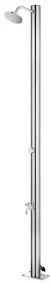 vidaXL Buitendouche 215 cm roestvrij staal