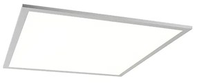 Moderne plafondlamp wit 62 cm incl. LED - Liv Modern vierkant Binnenverlichting Lamp