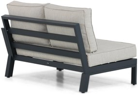 Hoek loungeset 5 personen Aluminium/Polywood (teakfinish) Grijs  Lifestyle Garden Furniture Bilbao