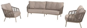 Taste by 4 Seasons Puglia loungeset latte SALE Loungeset taupe weerbestendig