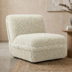Teddy Fauteuil Zonder Armleuningen Wit
