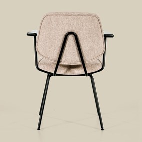 Beige Eetkamerstoel Met Arm