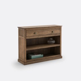 Massief grenen en MDF wandtafel, Lunja