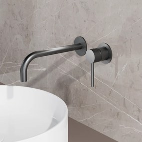 Best Design High End Moya inbouw wastafelkraan gunmetal