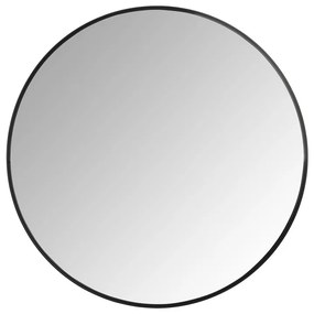 Spiegel rond met metalen lijst - diameter 80 cm
