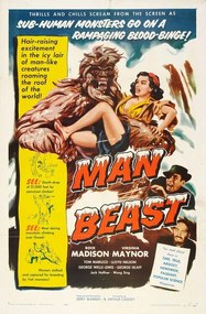 Ilustratie Man Beast 1956