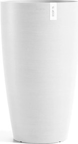 Ecopots bloempot Stockholm High 60- Rond - Pure White - Diameter 35 x H60 cm