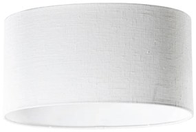 Linnen lampenkap wit ovaal 35/23/18