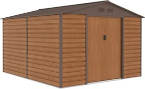 Lahti metalen gereedschapshuis 2,8 x 3,2 m Winkel Boss houtachtig