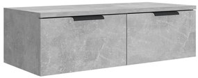 vidaXL Wandkast 68x30x20 cm bewerkt hout betongrijs