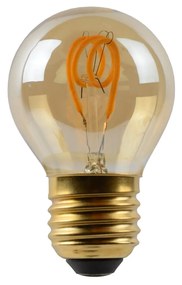 Lucide Bulb dimbare LED lamp 2200K E27 3W 4.5cm amber
