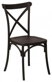 Set Van 4 Stapelbare Eetkamerstoelen In Polypropyleen Otax Zwart - Sklum