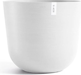Ecopots bloempot Oslo 75 - Rond - Pure White -Ø75 x H65 cm