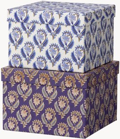 Handgemaakte decoratieve dozen Bindiya, 2-delig
