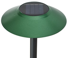 Set van 4 prikspots groen incl. LED IP44 solar - Mushroom