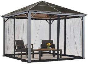 Tuinhuisje Milos 3x3m met klamboe Tuinpunt