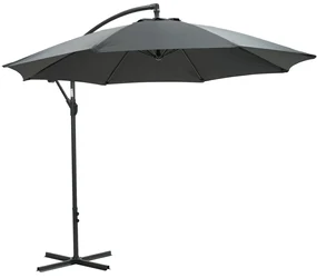 Garden Impressions Athene Zweefparasol Ø300 cm donker grijs