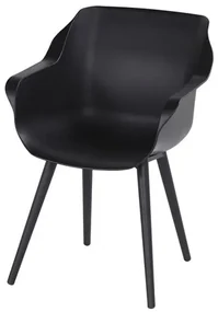 Hartman tuinset - Heron tuintafel black 300 cm. + Sophie studio black