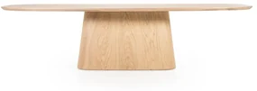 Eleonora Nola Eettafel Deens Ovaal Eiken Fineer 300 Cm - 300 X 110cm.