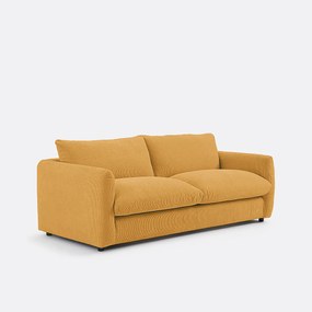 2-, 3-, 4-zits slaapbank.Yde fluweel met reliëf