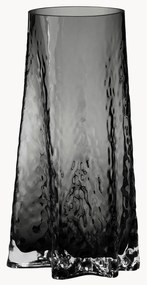 Mondgeblazen glazen vaas Gry met gestructureerde oppervlak, H 30 cm
