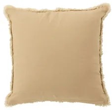 Kussens Beige J-line  COUSSIN CERCLE IBIZ CO BLA/BEI (49.5x49.5x4cm)