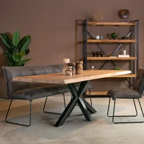 Boomstamtafel Matrix Poot 180 X 90 - 180 X 90cm.