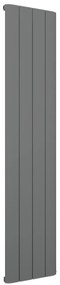 Eastbrook Peretti verticale aluminium radiator 180x28cm Antraciet 948 watt