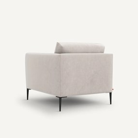 Fauteuil in fluweel, Oscar design E. Gallina