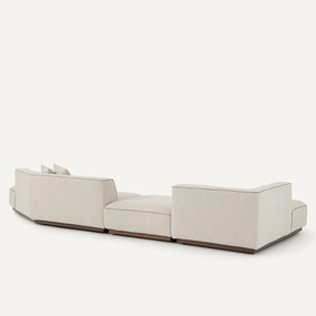 Open hoekbank links XL bouclette, JACOPO