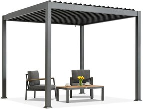 Lagos 3x3 Garden Point vrijstaande terraspergola antraciet
