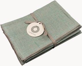 Linnen placemats Audra, 6-delig