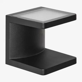 Led Buitenwandlamp In Aluminium Met 2 Lichtpunten Virela Zwart - Sklum