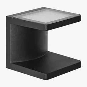 Led Buitenwandlamp In Aluminium Met 2 Lichtpunten Virela Zwart - Sklum