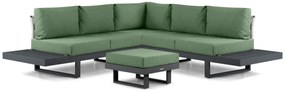 Hoek loungeset 5 personen Aluminium Grijs Lifestyle Garden Furniture Lorenzo