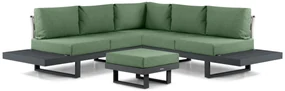 Hoek loungeset 5 personen Aluminium Grijs  Lifestyle Garden Furniture Lorenzo