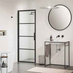 Sealskin SOHO draaideur rechts incl. antikalk 90x210cm zwart