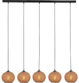 Goossens Hanglamp Noanne, Hanglamp met 5 lichtpunten
