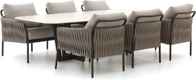 + 15% kassakorting | Diningset SUNS | 6 personen | Tuinset sintered stone | 7-delig | Kees Smit Tuinmeubelen