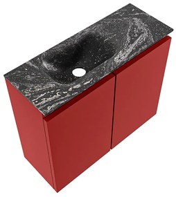 Mondiaz Ture DLux toiletmeubel 60cm fire met wastafel lava links met kraangat